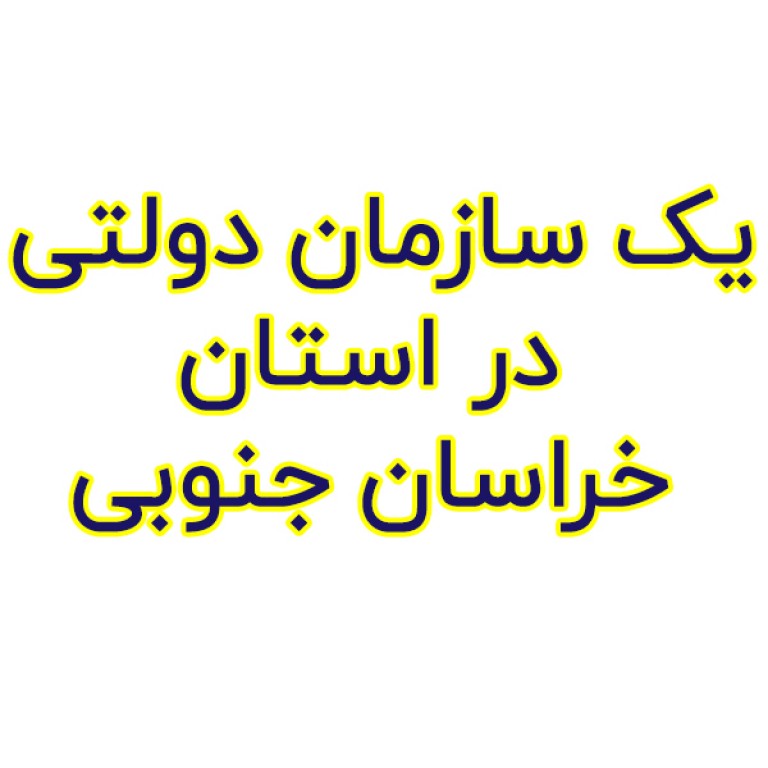 یک سازمان دولتی در استان خراسان جنوبی 
