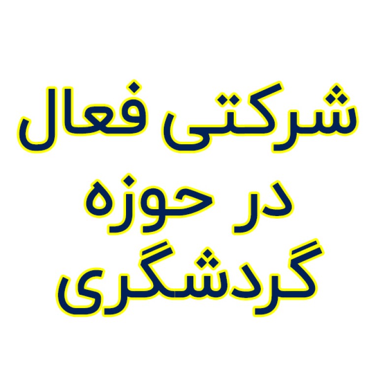 شرکتی فعال در حوزه گردشگری